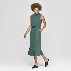 Prologue  Crewneck Midi Dress - Green XXL